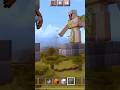 Minecraft Logic Iron Golem be like 😂#shorts #viral #youtubeshorts #minecraft