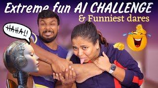 சிரிச்சே சாவ Ready ahhhh  FUN COUPLE CHALLENGE  | @ramwithjaanu