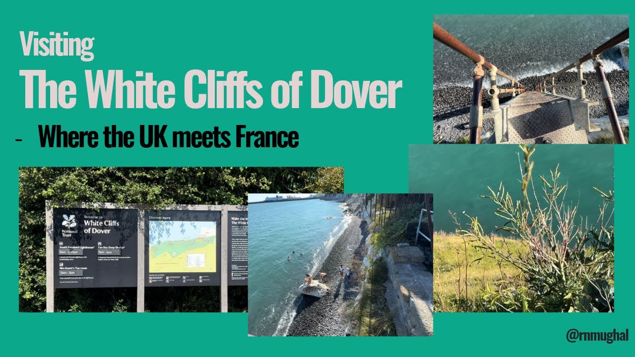 Visiting the White Cliffs of Dover - The edge of England and nearest point to France 🇫🇷 🇬🇧