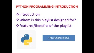 Python3 Tutorial for Beginners | Introduction