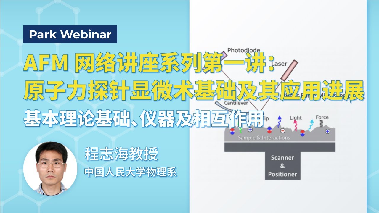 AFM网络讲座系列:原子力探针显微术基础及其研究进展 - Park webinar series - YouTube