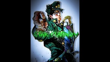 Star platinum 🌟💫 #jotaro #jotarokujo #jotaroedit #kujojotaro #jojo #mangaedit #edit #thesvina