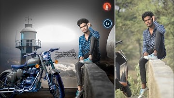 Manipulation Editing || Mobile Editing Lightroom Editing  | Autodesk sketchbook  background Change,