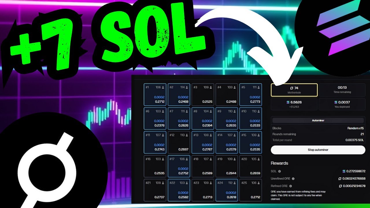 Добыча криптовалютной руды на Солане приносит просто БЕЗУМНУЮ прибыль!🤯