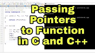 Passing Pointers To Functions in C and CPP | Passing Pointers as Arguments To Functions in C and C  