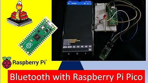 (Demo) HC-05 Bluetooth Interfacing with Raspberry Pi Pico Control GPIO Pins