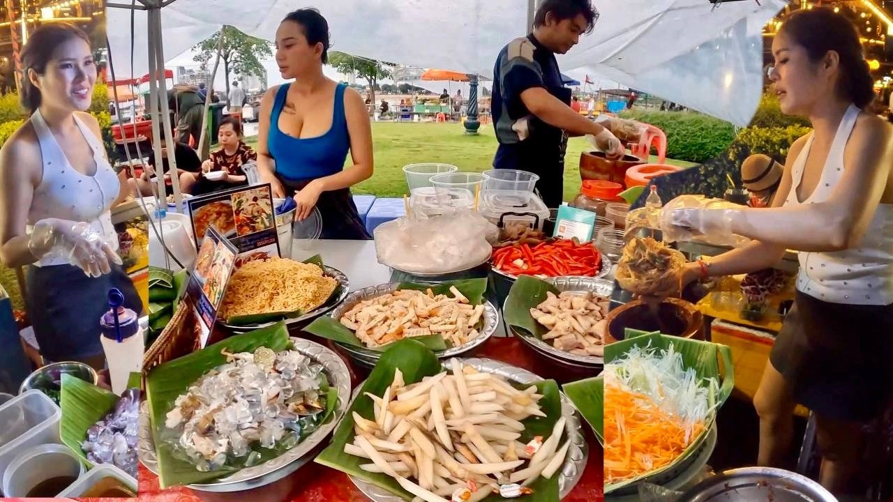 FANTASTIC! Cambodian Street Food Tour! Phnom Penh City - Cambodia Food Market Collection 2026