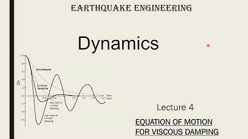 Lecture 4 EQUATION OF MOTION FOR VISCOUS DAMPING | Part 1 [ Structural Mechanics ]