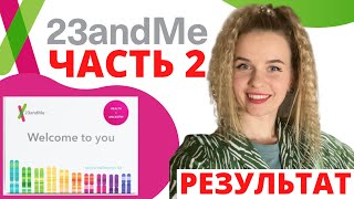 Результат 23andMe ✅