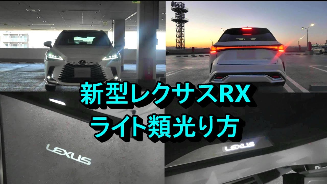 レクサス純正　新型RX用　プロジェクションウェルカムイルミ