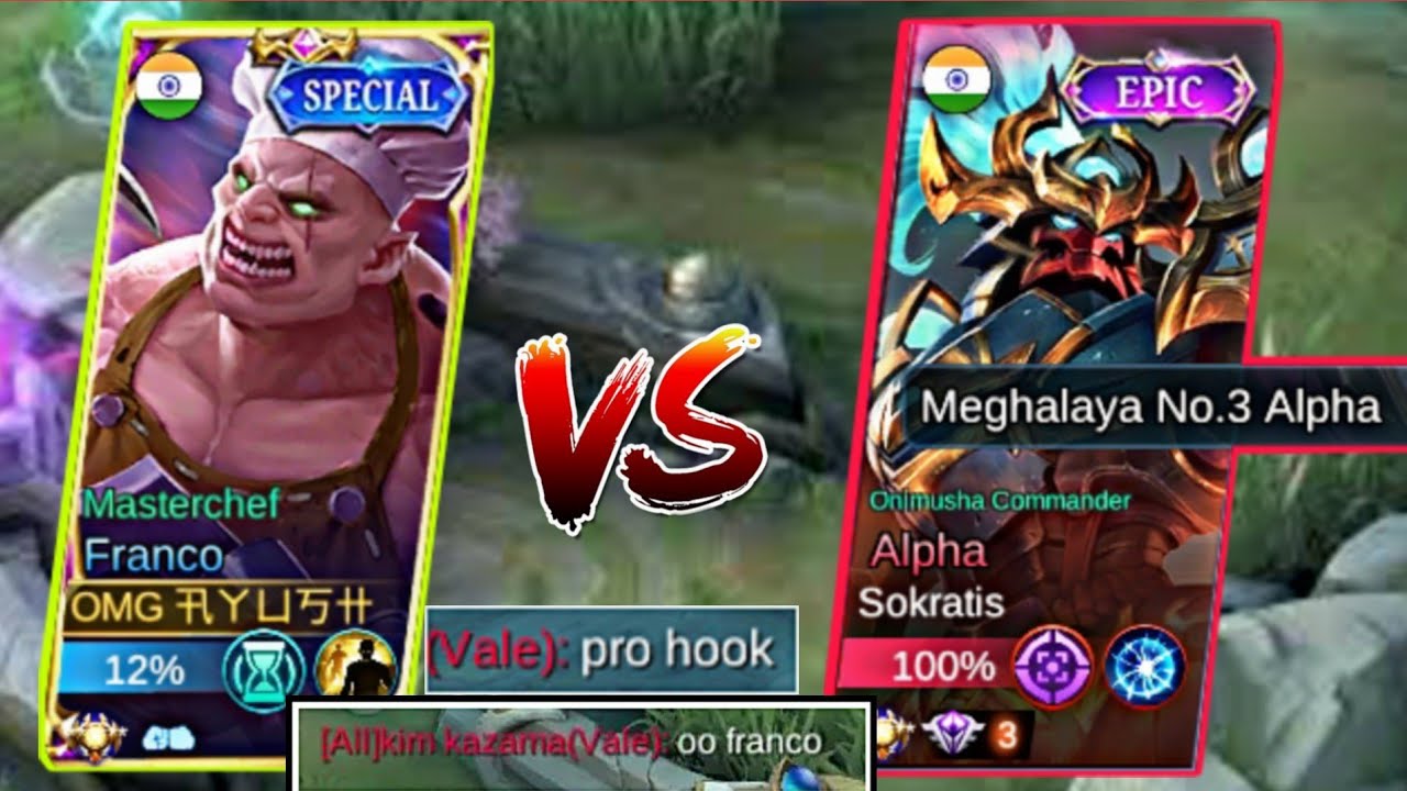 Franco Vs Alpha who Win mlbb YouTube