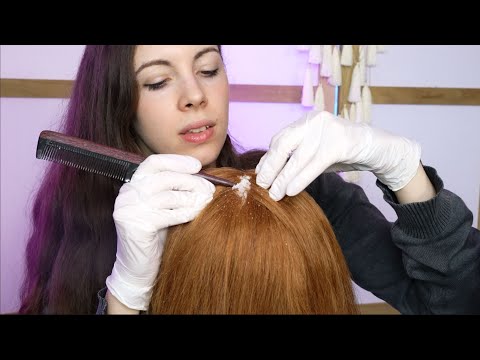 ASMR Satisfying Dandruff Removal & Scalp Treatment😌