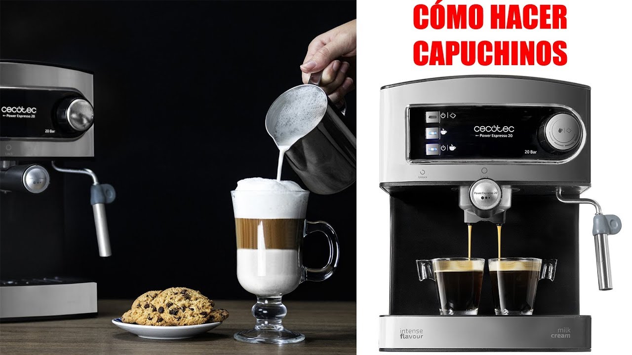 Cafetera Express 15 Bares Espresso Cappuccino Depósito Leche 0,7 L  Vaporizador 1,2 L Inox 1470W - Venca - MKP000027516