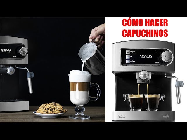 Uso cafetera DeLonghi EC9 Capuchino 