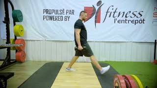 Long Step Forward Static Lunge