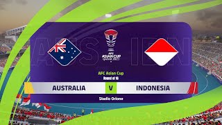 eFootball 2024 - Australia vs Indonesia - AFC Asian Cup 2024 Round of 16 | PS5 4K60fps