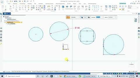 Circle Command | A complete Course on Solid Edge - 2020 | Hindi |