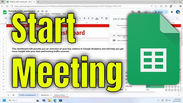 How To Start New Meeting on Google Sheets [Guide]