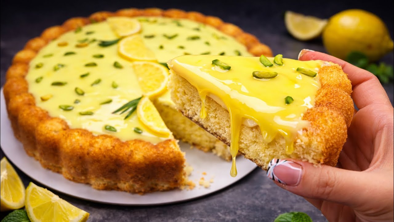 Homemade Italian Lemon Cloud Cake - Light, Creamy, and Irresistible