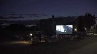 Open-air cinema in Skwierzyna