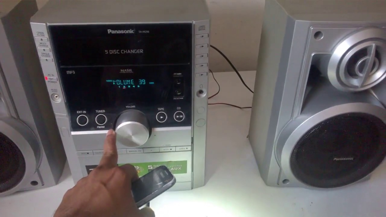 Panasonic SA-AK250 - YouTube