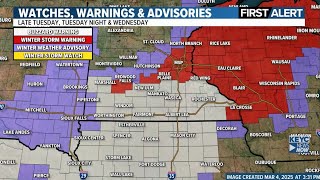 UPDATE: Travel conditions will deteriorate quickly by early evening