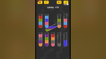 Water Color Sort Puzzle level 173 #new #WaterColorSortPuzzle #game #games