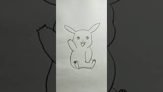 pikachu drawing #shorts #pikachu #SdArts #SubirDas #PikachuDrawing