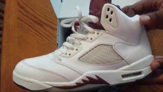 Custom Closet: Air Jordan V (5) Maroon