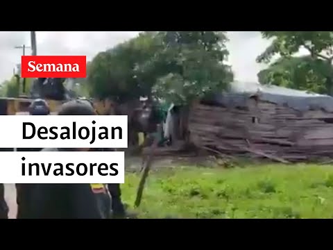 Comenzó Desalojo De Invasores En Gapala, Atlántico