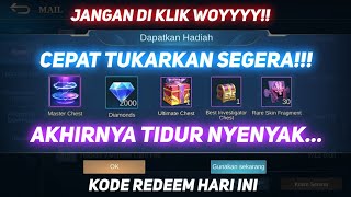 4 KODE REDEEM ML HARI INI JULI 2021 | NEW REDEEM CODE SKIN EPIC MOBILE LEGEND TODAY 100% WORK !!!