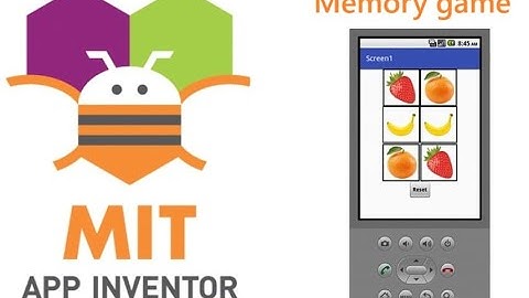 Building a #memory  #game  App with MIT #app  #inventor