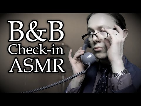 Camp Queen B&B Hotel Check-in ASMR (Typing, Writing, and Sass)