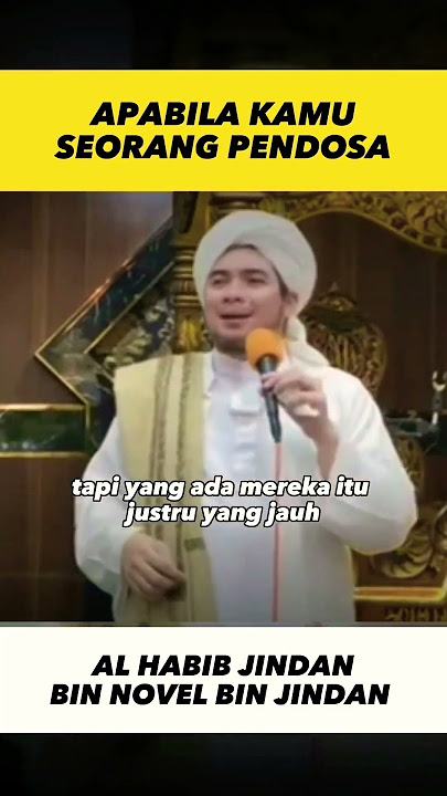 Apabila Kamu Seorang Pendosa. #habibjindanbinnovel #habibjindan #pendosahijrah #pendosa #shorts #fyp