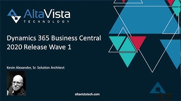 Microsoft Dynamics 365 Business Central: 2020 Wave 1 Update Highlights