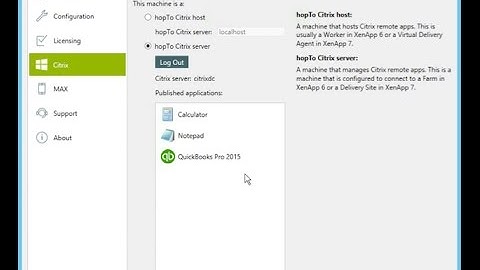 How to Use the Control Panel for hopTo for Citrix - iPad, iPhone, XenApp,Receiver