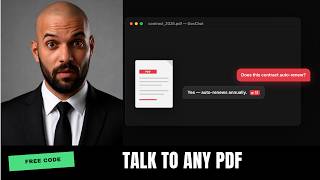 ChatPDF Charges $20/Month. I Built It Free in 30 minutes (Free Code)