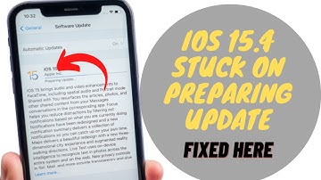 Fixed iOS 15.4 Stuck On preparing Update on iPhone and iPad