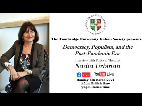 Democracy, Populism, and the Post-Pandemic Era. Interview with Urbinati - President Laura Langone