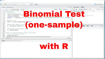 R - one sample Binomial test