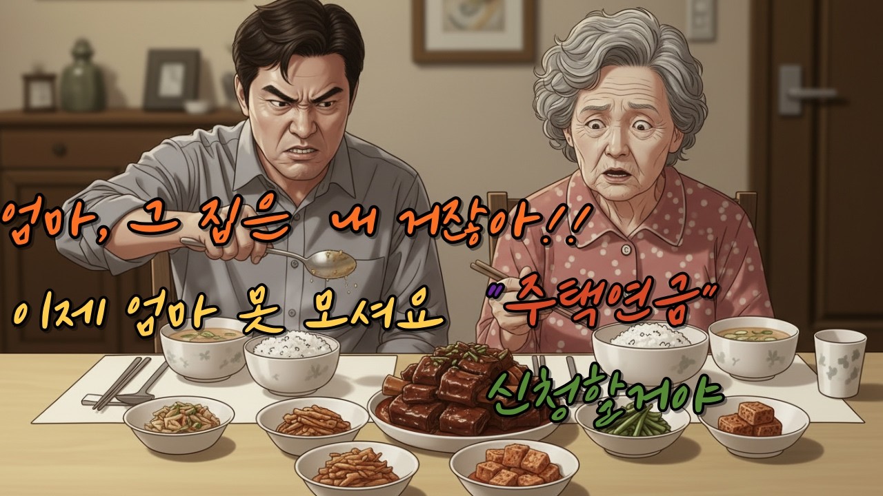 엄마, 그 집 나 주기로 했잖아!