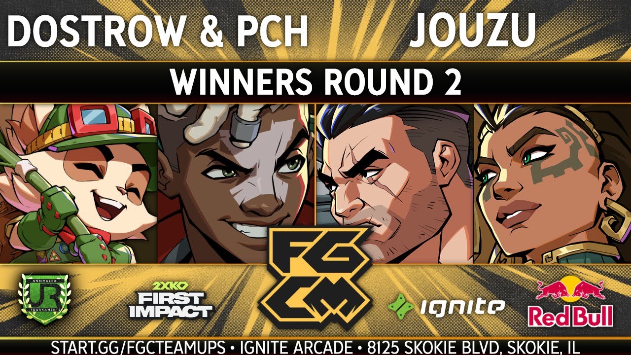 Dostrow & Pch (Teemo, Ekko) vs Jouzu (Darius, Illaoi) - FGC Teamups WINNERS ROUND 2 - 2XKO