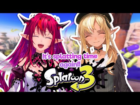 【Splatoon 3 Collab】Polishing my splat skills with senpai #フレアイリス