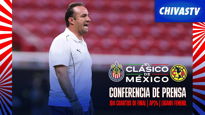Joaquín Moreno en Conferencia de Prensa | Chivas Femenil vs América | 4tos Ida Apertura 2024