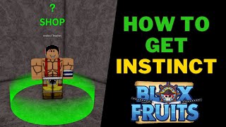 How To Talk With Instinct Teacher | How To Get Instinct V1 | Roblox Blox Fruits screenshot 5