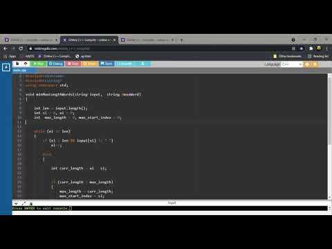 PRINT THE LARGEST STRING USING C++ PROGRAM | KARTHIC BABU | C++
