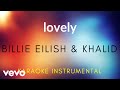 Billie Eilish, Khalid - lovely (Karaoke Instrumental)