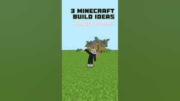 3 MINECRAFT BUILD IDEAS||STARTER HOUSE||#subscribe #shorts #shortsminecraft