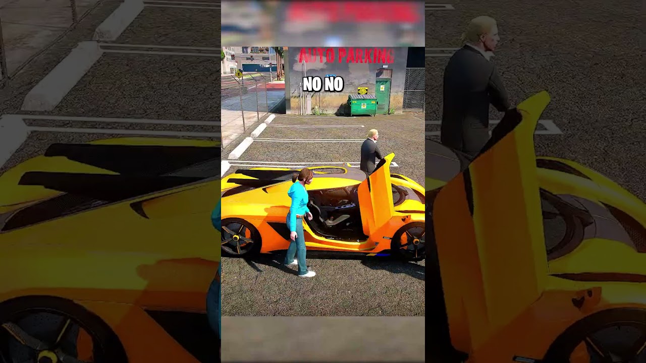 Фальшивый NPC угоняет машину