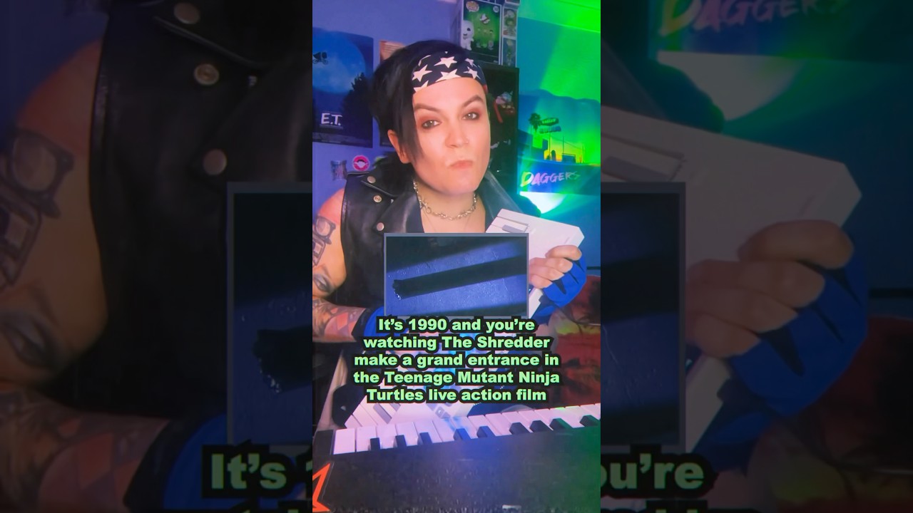 It’s 1990 and you’re watching The Shredder make a grand entrance in the TMNT live action film